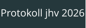 Protokoll jhv 2026